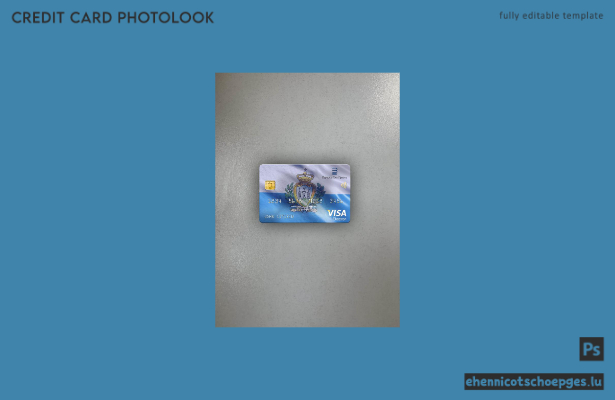 San Marino Bank of San Marino Bank Visa Electron Karte Fotoansicht Beispielvorschau